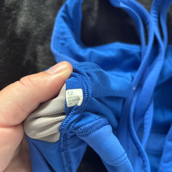 Lululemon Blazer Blue energy longline sports Bra with Medium Support - Picture 4 of 4